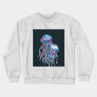 Space Jellyfish Crewneck Sweatshirt